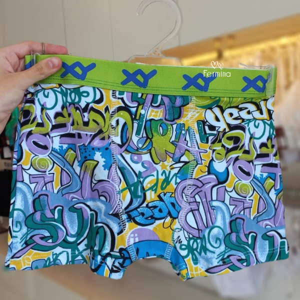 Producto - BOXER PARA NIÑO DE ALGODÓN GRAF Art. 1041 (Talle 8, 12)