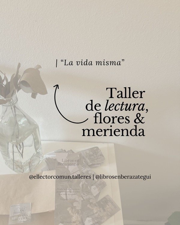 Producto - Encuentro de lectura: La vida misma, 28 de febrero.