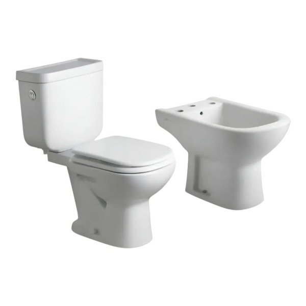 Producto - Inodoro con mochila y bidet Bari
