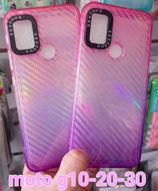 Producto - Fundas holograficas. Moto g10-20-30