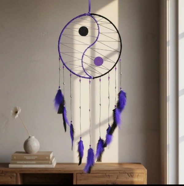 Producto - Atrapasueños yin y yang 30 x 96cms