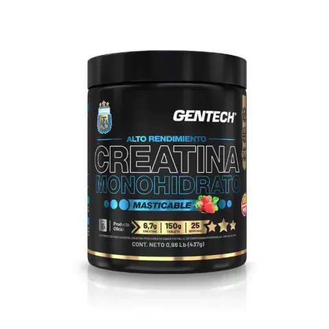 Producto - Creatina Monohidrato Masticable Gentech X 150tab
