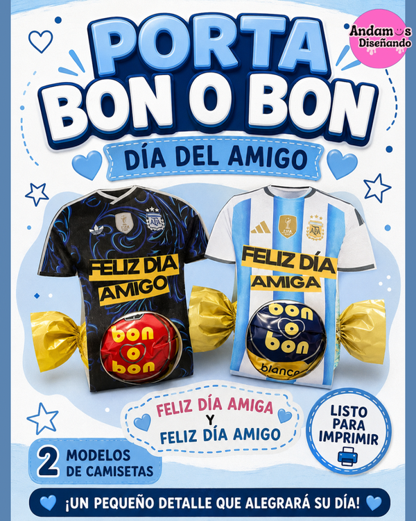 Producto - PORTA BON O BON. DÍA DEL AMIGO