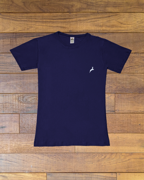 Producto - Remera Lisa Algodón - Azul