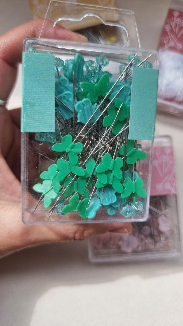 Producto - Alfileres abejitas, mariposas y strass X CAJA