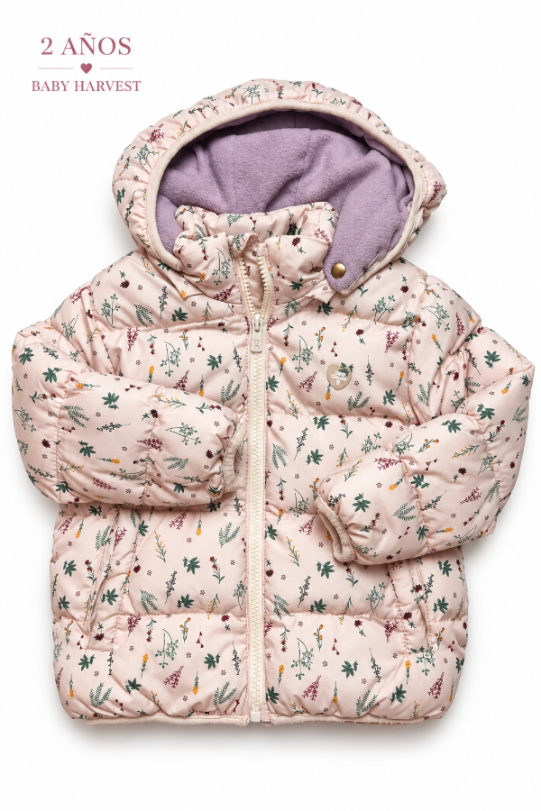Producto - Campera inflable rosa estampada Baby Harvest - 0