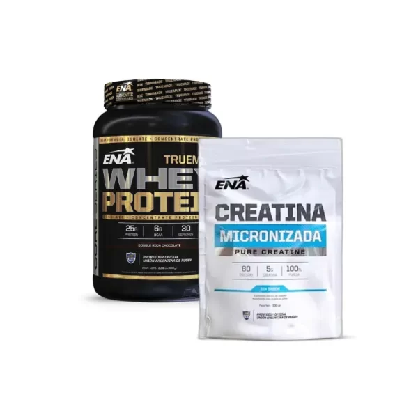 Producto - Combo Whey 930g + Creatina 300g Ena