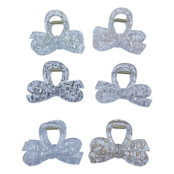 Producto - BROCHE X 12 PCS TRANSPARENTE MEDIANO 8 CM 1878-4