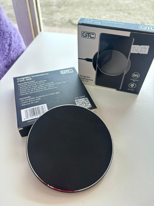 Producto - CARGADOR INALAMBRICO GTC