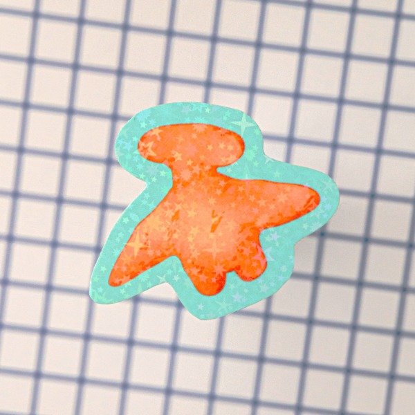 Producto - Dino nugget - Sticker Laminado