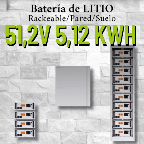 Producto - Batería de Litio FIDUS 51,2V 5,12kWh IP65 - 1