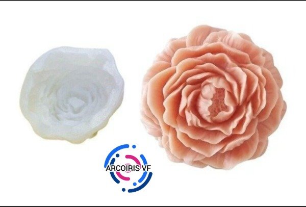 Producto - Molde Peonia grande 8.5 cm