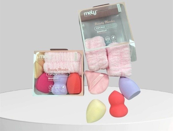Producto - MELY SET DE ESPONJA Y MAQUILLAJE X5