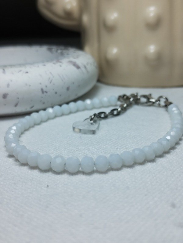 Producto - Pulsera de cristales blancos