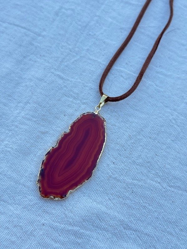 Producto - Collar Piedra Marron 5