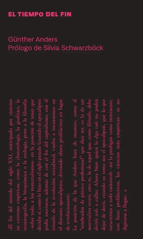 Producto - El tiempo del fin - Günther Anders