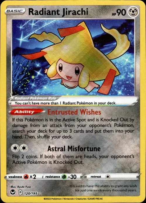 Producto - Radiant Jirachi - 120/195 - Silver Tempest