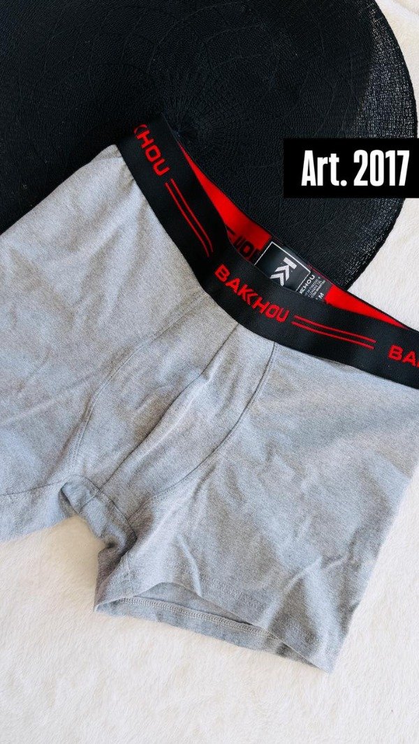 Producto - Boxer backhou gris T.L
