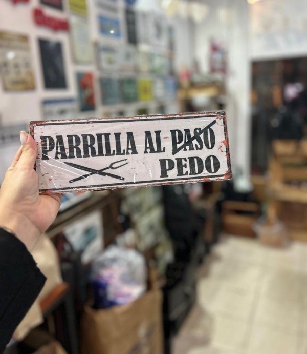 Producto - Chapa Parrilla Frase