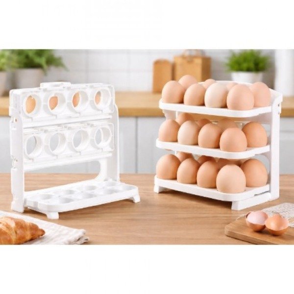 Producto - HUEVERA PARA 24 HUEVOS REBATIBLE - 0