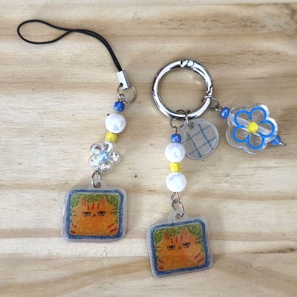 Producto - llavero cuadrillé crayon