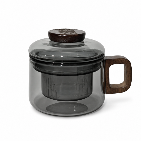 Producto - Taza con infusor gris humo