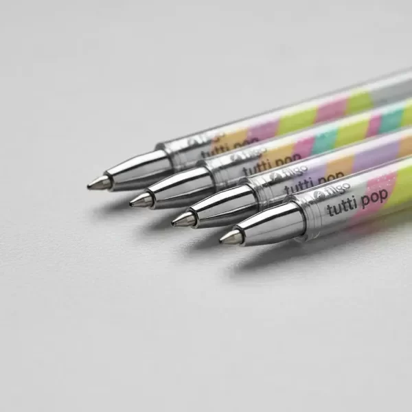 Producto - Lapicera Roller Tinta Gel Tutti Pop Multicolor x4 - 1