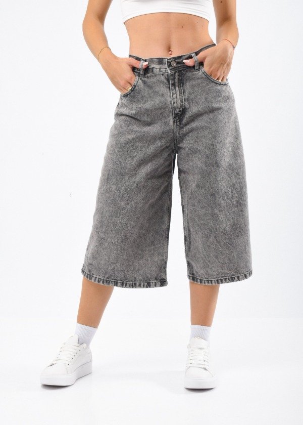 Producto - 9127 BERMUDA BAGGY GRIS CLARO NEVADO