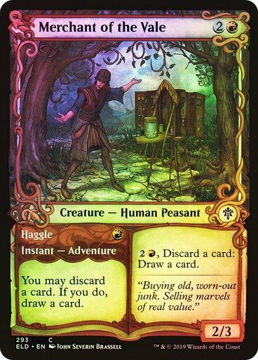 Producto - Merchant of the Vale // Haggle (Showcase Foil)