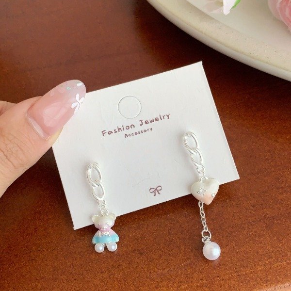 Producto - Aro oso y corazon esmaltado