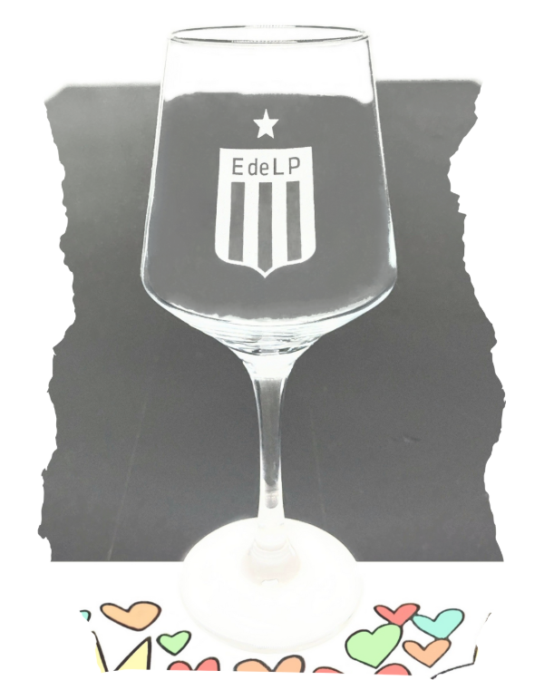 Producto - Copa de vino grabada Estudiantes de La Plata