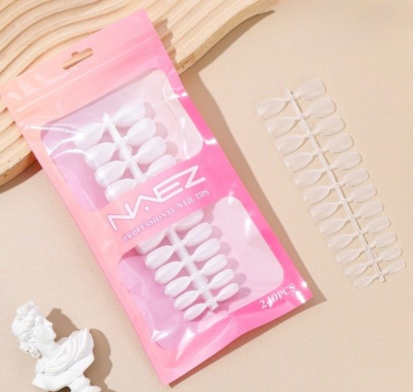 Producto - Tips Soft Gel Almendra Cortos 240PCS Naez