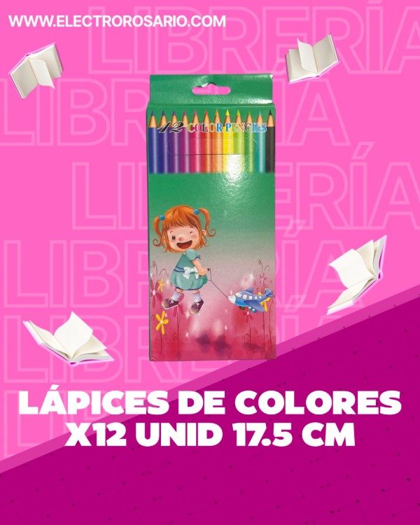 Producto - LAPICES DE COLORES X 12 UNID 17.5 CM