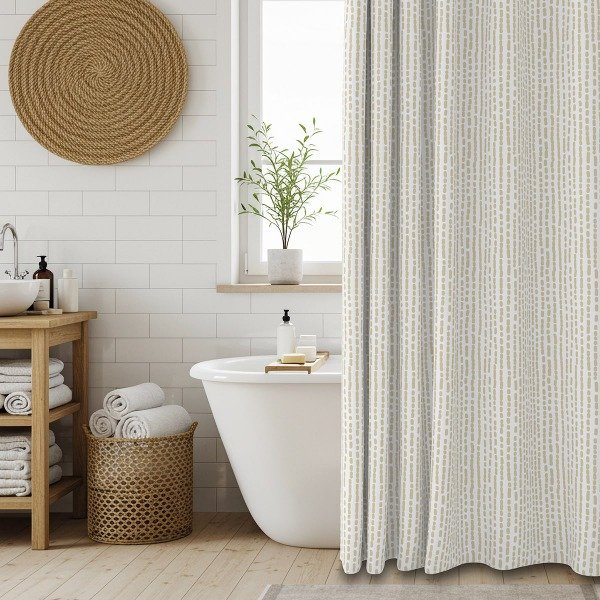 Producto - CORTINA DE BAÑO TEFLONADA PREMIUM