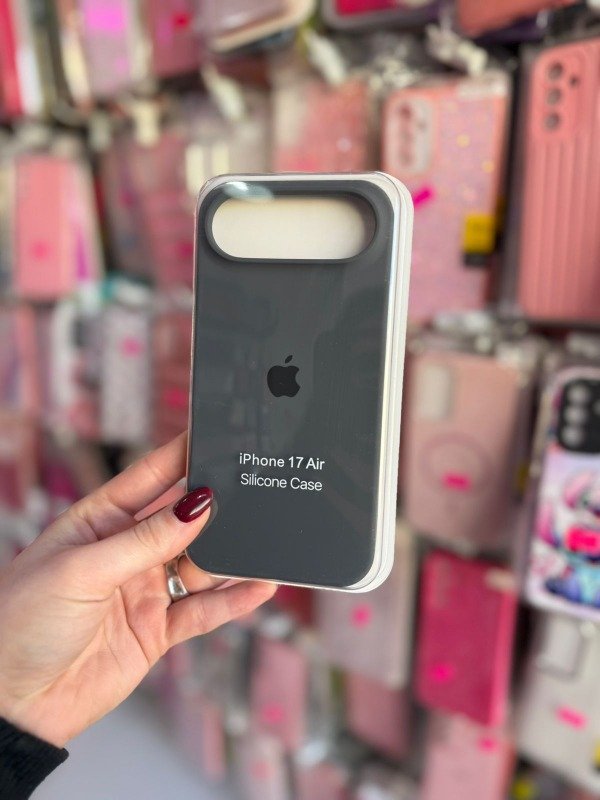 Producto - Silicone case Iphone 17 air gris oscuro