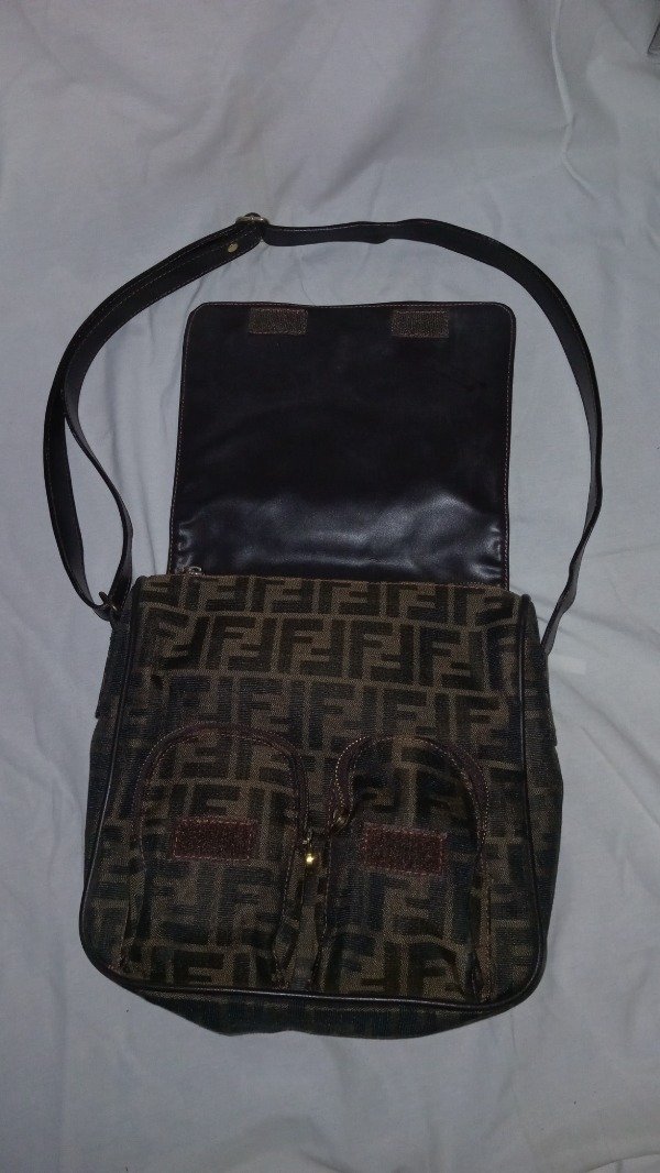 Producto - Fendi 90s bootleg monogram big bandolera shoulderbag. - 4
