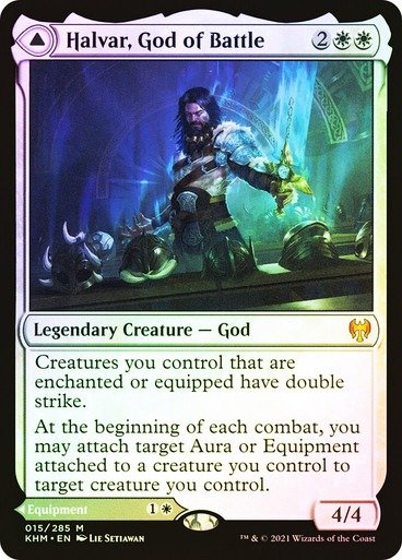 Producto - Halvar, God of Battle // Sword of the Realms (Foil) (Spanish)