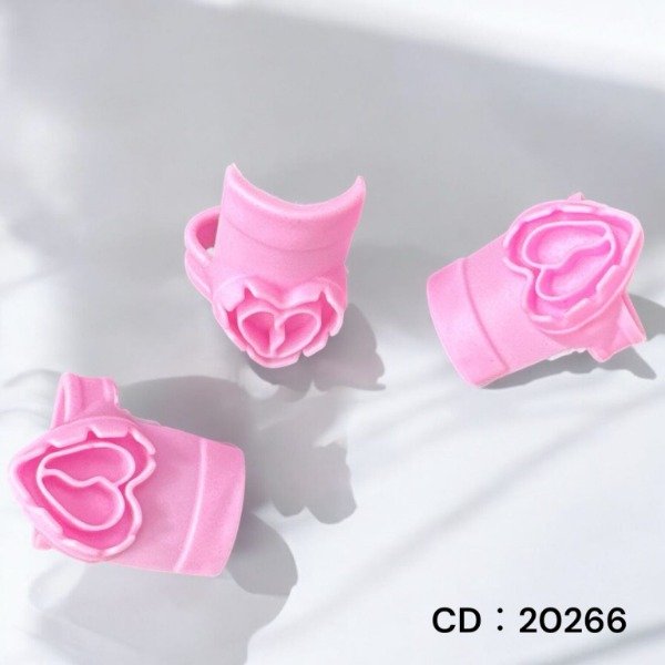 Producto - ANILLO PORTA PEGAMENTO FORMA CORAZON SILICONA 20266