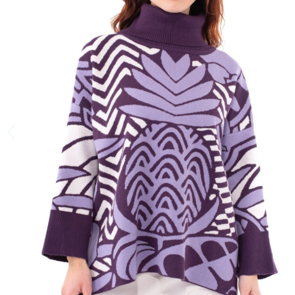 Producto - Sweater piña violeta