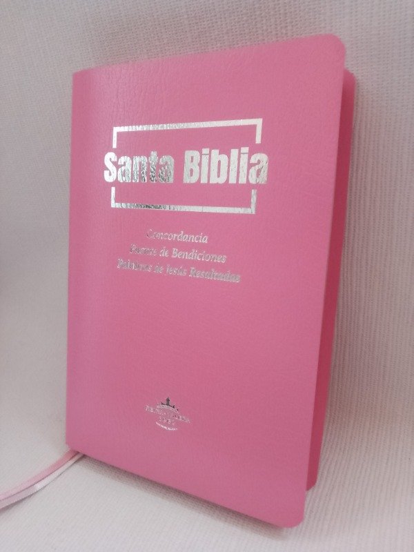 Producto - Biblia reina Valera 1960 Letra Estandar Flexible Rosa