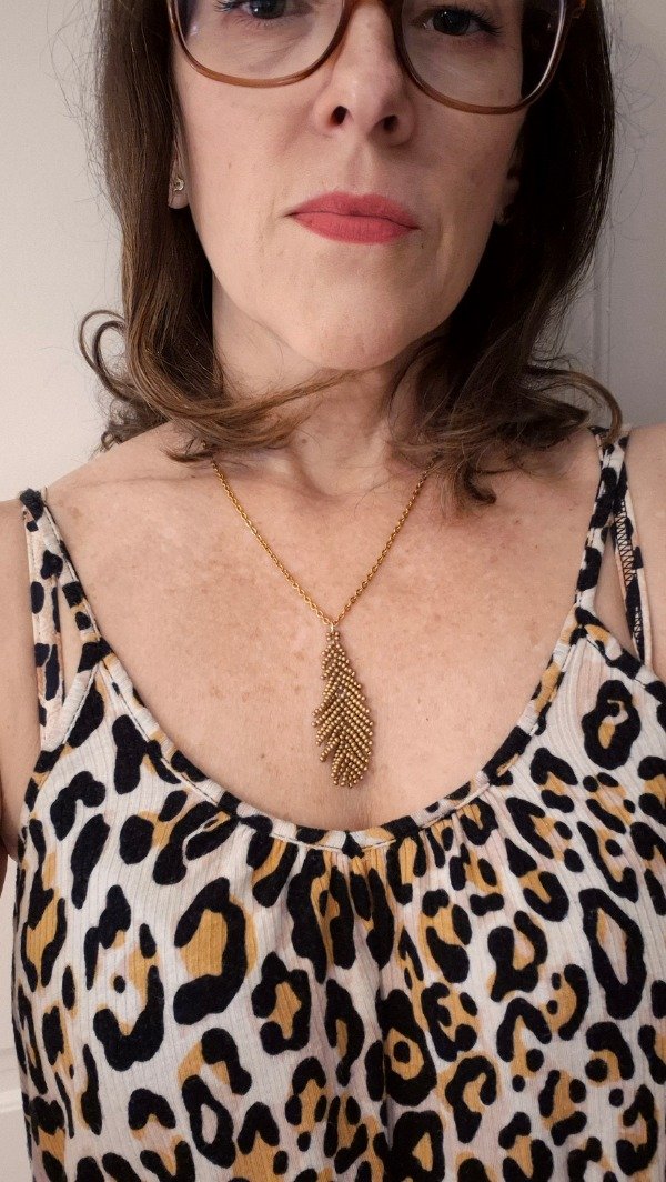 Producto - Collar Plumaje Dorado