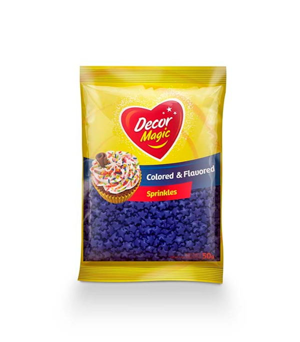 Producto - Sprinkles estrella azul 50grs