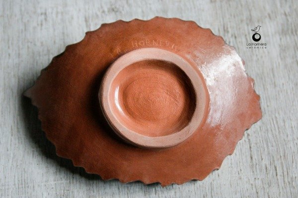 Producto - Bandeja Hoja de Cerámica Artesanal  Pieza Única de Autor - 7