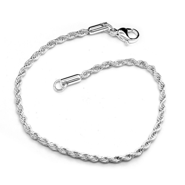 Producto - pulsera Soga (plateada)