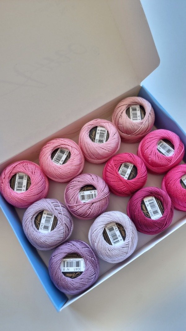 Producto - Hilo PERLÉ EGIPCIO x bobina/ para bordado, encajé, tejido y frivolité.