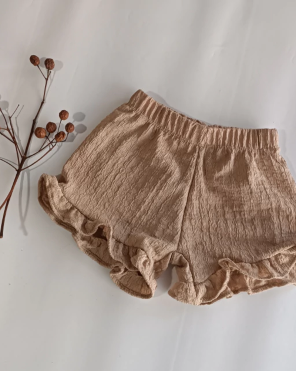 Producto - SHORT BRUSELAS CON VOLADO NIÑA - 0
