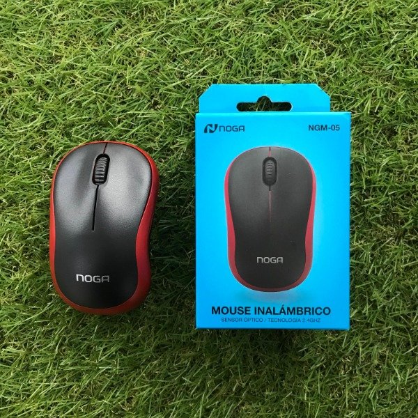 Producto - Mouse Inalámbrico Noga NGM-05 Rojo