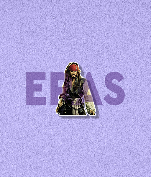 Producto - STICKERS UV-  PIRATAS DEL CARIBE - CAPITÁN JACK SPARROW