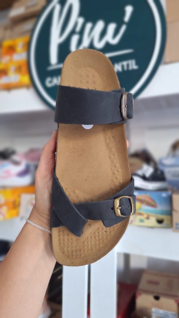 Producto - Sandalia Klein cuero vacuno negra - 2