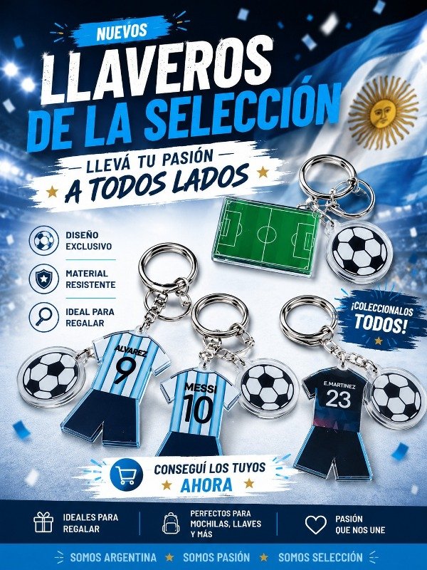 Producto - LLAVERO ACRILICO ARGENTINA -varios modelos
